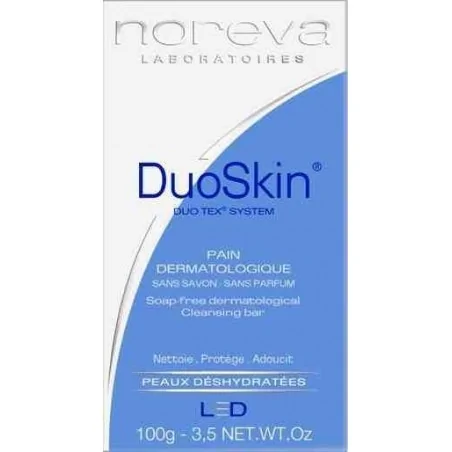 led duoskin pain dermatologique 100g soin protecteur des peaux fragiles seches ou reactives