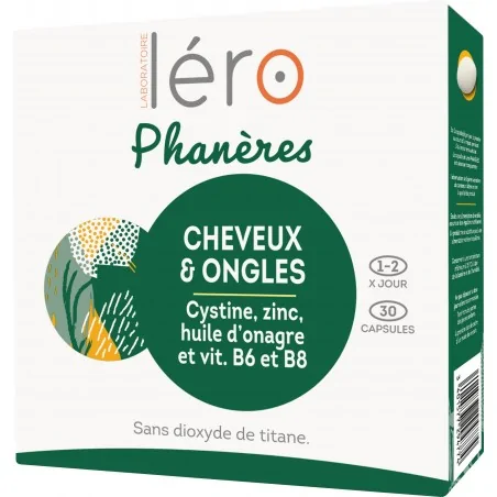 lero phaneres cheveux et ongles