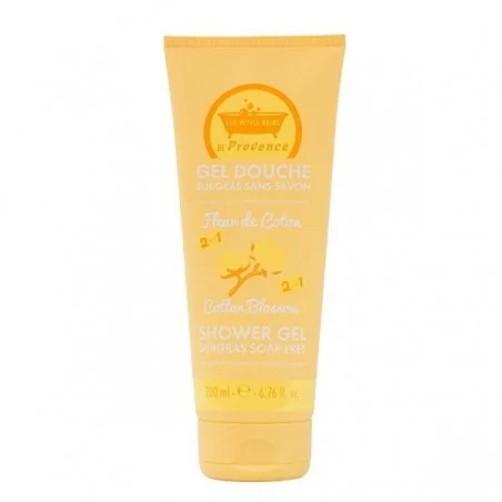 les petits bains de provence gel douche fleur de coton 50ml