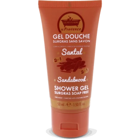 les petits bains de provence gel douche santal 50ml