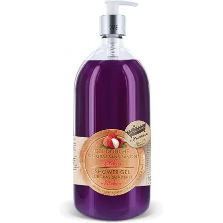 les petits bains de provence gel gouche litchi 1 l