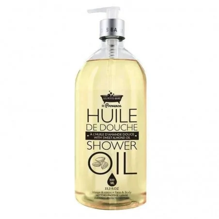 les petits bains de provence huile de douche amande douce 300ml