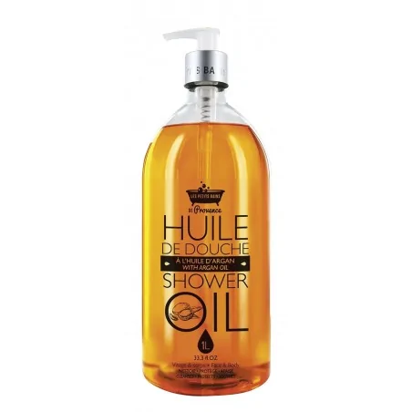 les petits bains de provence huile de douche argan 1l