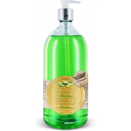 les petits bains de provence savon liquide aloe vera 1 l