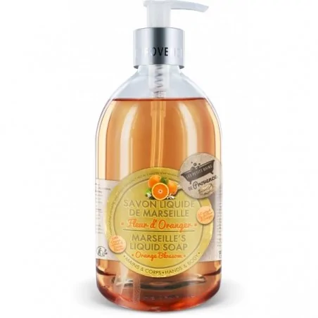 les petits bains de provence savon liquide fleur doranger 500ml