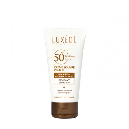 luxeol creme solaire visage spf 50 50ml