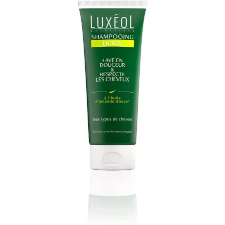 luxeol shampooing doux tous types de cheveux 200ml