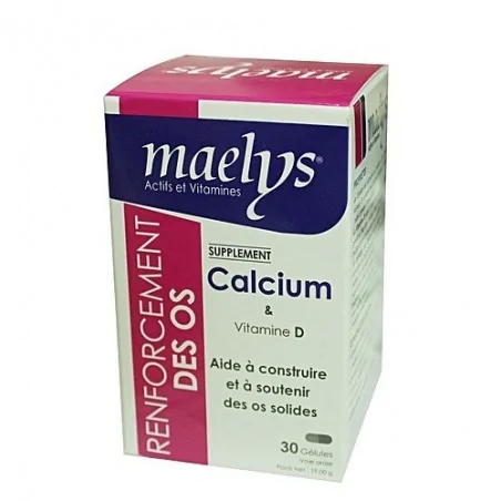 maelys calcium vitamine d 30 gelules