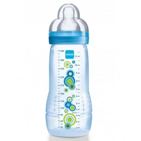 mam biberon easy active bleu 330ml