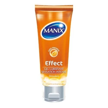 manix gel effect gel lubrifiant stimulant sensation intense 100 ml