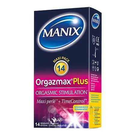 manix orgazmax plus boite de 14