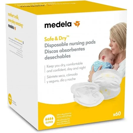 medela coussinets d allaitement jetables 60 pcs