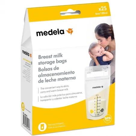 medela sachet de conservation lait maternel 25 sachets