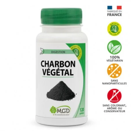 mgd charbon vegetale pillulier 120 gelules