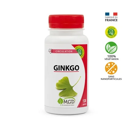 mgd ginkgo biloba pillulier 120 gelules