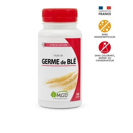 mgd huile de germe de ble pillulier 100 capsules