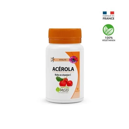 mgd nature acerola fraise 30 comprimes