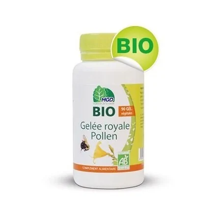 mgd nature bio gelee royale pollen 90 gelules