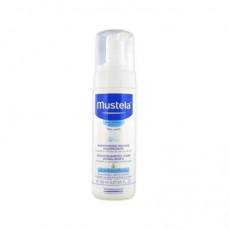 mustela shampooing mousse nourrisson diffuseur 150ml