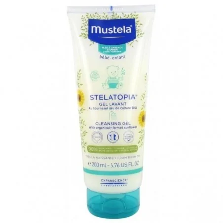 mustela stelatopia gel lavant 200ml