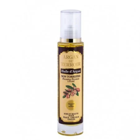 nature soin argan du terroir huile dargan non torrefiee 100ml