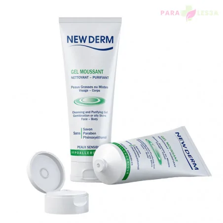 new derm gel moussant purifiant 250ml