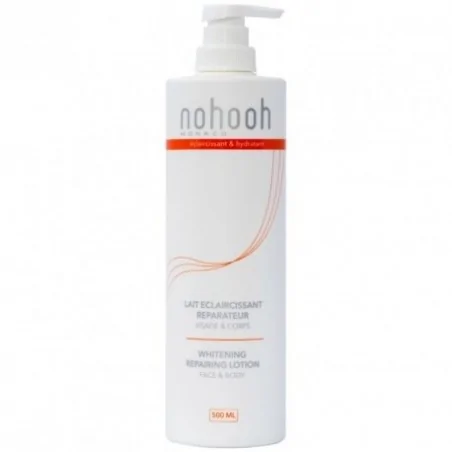 nohooh lait eclaircissant reparateur 500ml