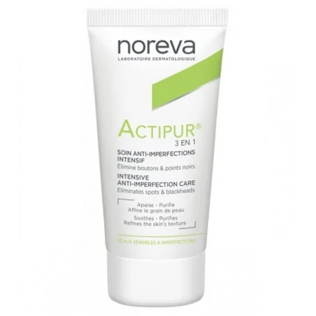 noreva actipur 3en1 soin anti imperfections correcteur intensif 30 ml