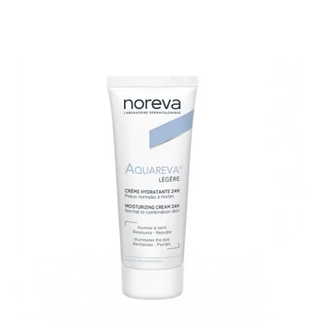 noreva aquareva creme hydratante 24h texture legere 40ml