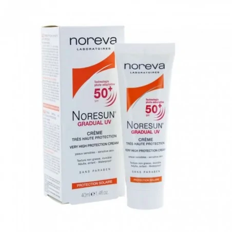 noreva noresun gradual uv creme tres haute protection spf 50