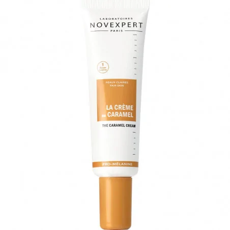 novexpert la gamme pro melanine la creme au caramel eclat ivoire 30 ml