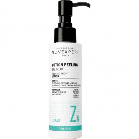 novexpert lotion peeling de nuit trio zinc