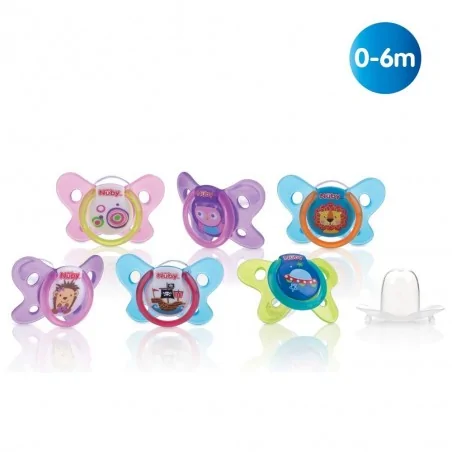 nuby succette papillon oval 0 6 m id5857sfs