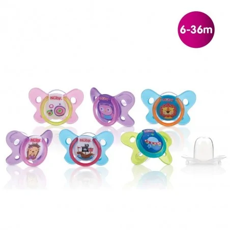 nuby succette papillon oval 6 36 m id5857mfs