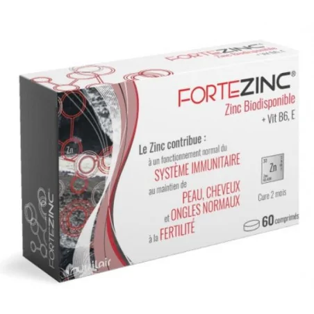 nutrimax fortezinc 60 comprimes