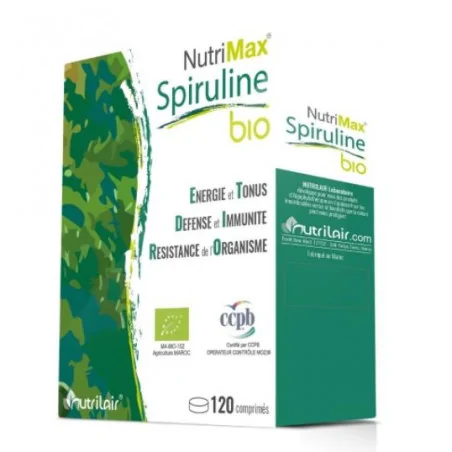 nutrimax grand model spiruline 100 bio 240 comprimes