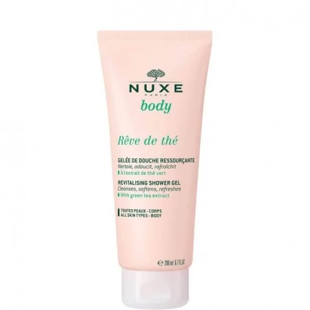 nuxe body reve de the gelee de douche ressourcante 200 ml