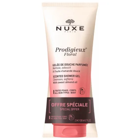 nuxe duo gelee de douche florale 2 x 200ml