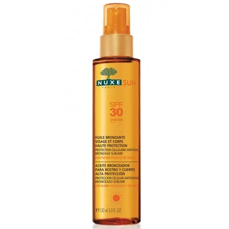 nuxe huile bronzante spf 30 150ml