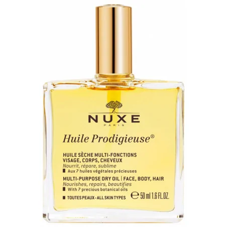 nuxe huile prodigieuse 50ml soin multi fonctions visage corps cheveux