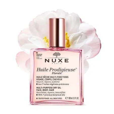 nuxe huile prodigieuse florale 100 ml soin multi fonctions visage corps cheveux