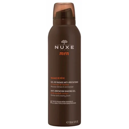 nuxe men gel de rasage 150ml anti irritations hypoallergenique