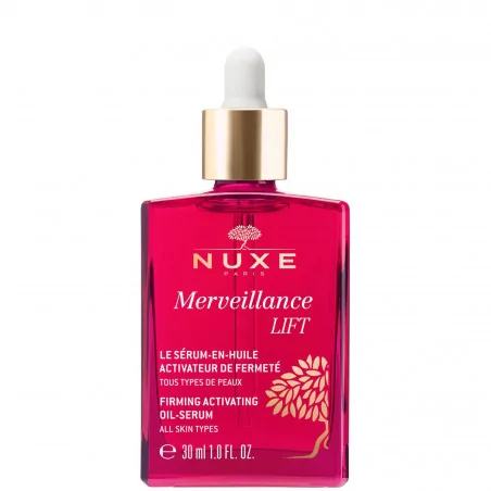 nuxe merveillance lift serum en huile activateur de fermete 30ml