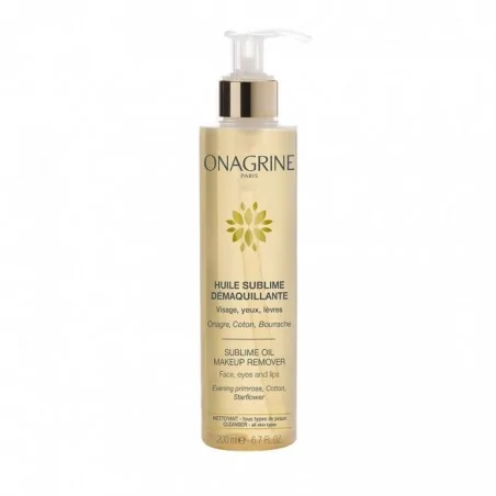 onagrine huile sublime demaquillante 200ml