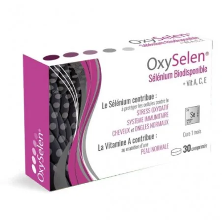 oxyselen selenium biodisponible vitamine ace 30 comprimes