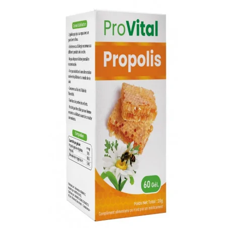 pro vital propolis 60 gelules vegetale 245mg