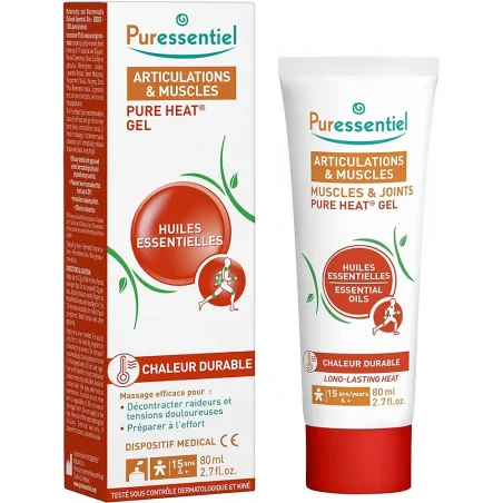 puressentiel articulation muscles pureheat gel 80ml