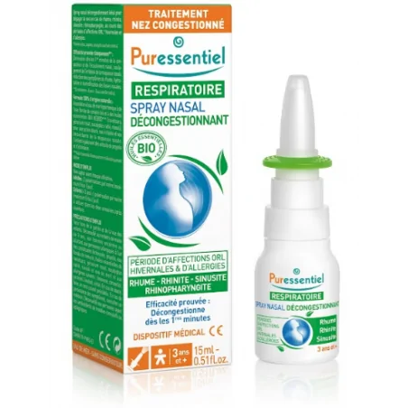 puressentiel spray nasal hypertonique respiratoire 15ml