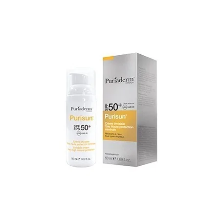 puriaderm purisun creme solaire invisible spf50 50 ml