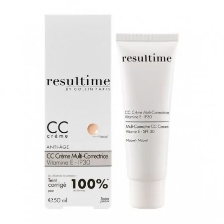 resultime cc creme multi correctrice vitamine spf 30 naturel